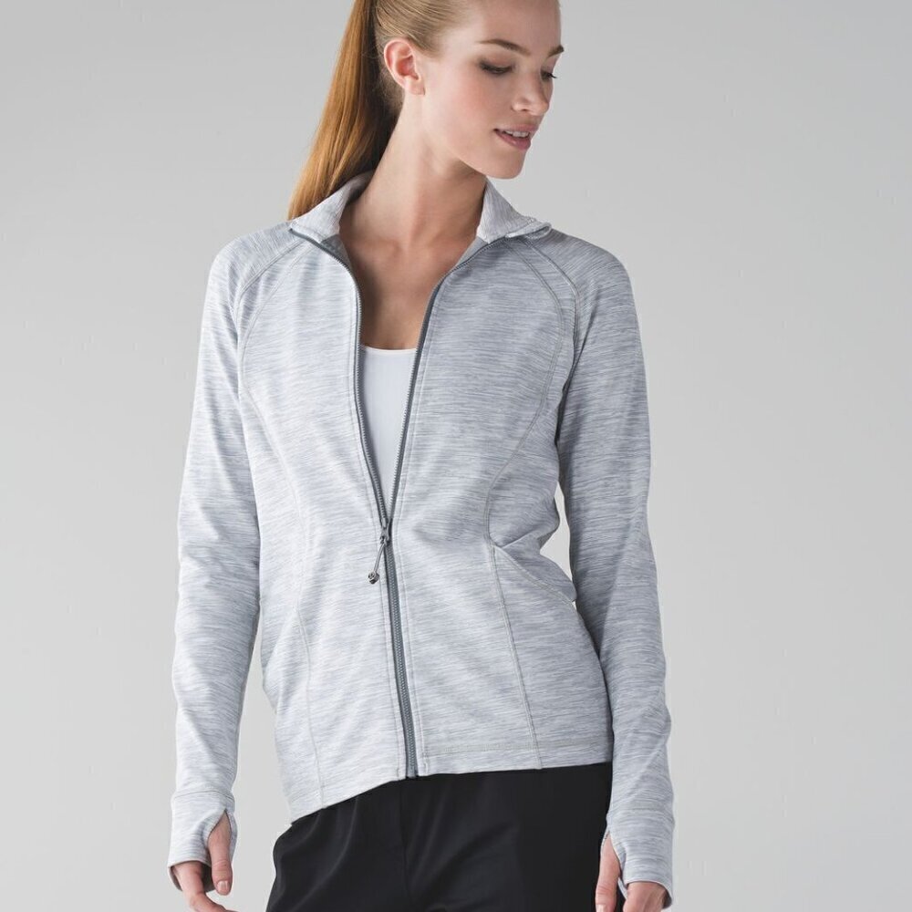 Lululemon Sunshine Salutation Jacket - 6 Wee Are From Space Nimbus Battleship